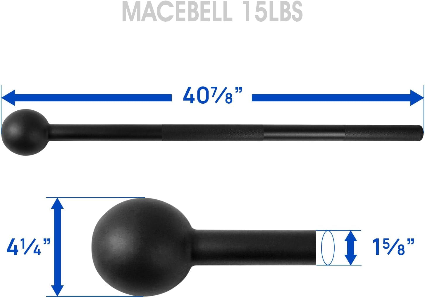 Steel Mace Bell for Strength Training