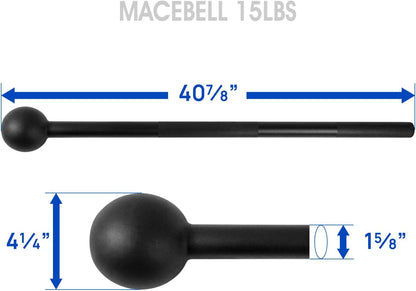 Steel Mace Bell for Strength Training